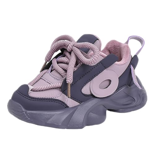 Turnschuhe für Mädchen Jungen Chunky Sneaker Schnürung Weiche Sohle Plateau Freizeitschuhe Hallenschuhe Atmungsaktiv Laufschuhe Outdoor Sportschuhe Fitnessschuhe Hallenturnschuhe von Generisch
