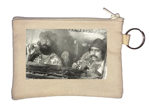 Two Guys Driving Schlüsselanhänger Münzbörse Beige von Generisch