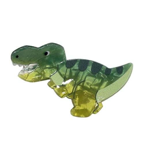 Tyrannosaurus Rex Lustige Dinosaurier Haarspangen Dinosaurier Haarspangen für Mädchen Acryl Dinosaurier Haarklammer Niedliche Neuheit Dinosaurier Haarspangen Cartoon Acryl Haarklammern für Kinder von Generisch