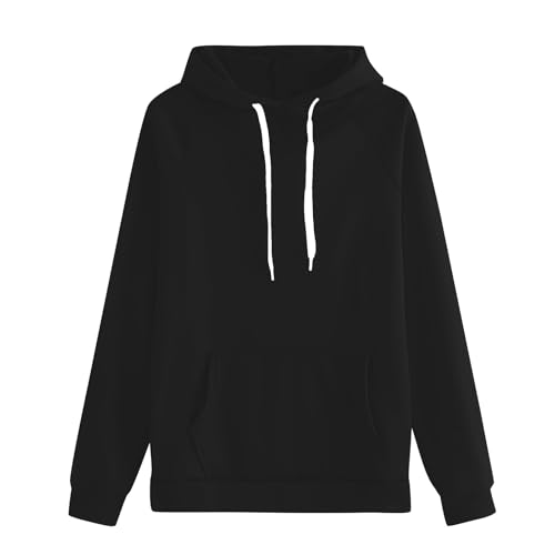 Übergangsjacke Damen Große Größen Pullover Für Damen Modern In Rot Sweatjacke Kordelzug Kapuzenjacke Einfarbig Kapuzenpullover Basic Sportjacke Loose Sweatpullover Bequeme Freizeitjacke Modischer von Generisch