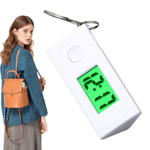 Uhr Schlüsselanhänger - Taschenuhr-Anhänger Mit Karabinerclip - Elektronische Sportuhr Für Schule Jugendliche Erwachsene Mädchen Unisex Uhr Schlüsselanhänger - Taschenuhr-Anhänger Mit Karabinerclip - Elektronische Sportuhr Für Schule Jugendliche Erwachsene Mädchen Unisex von Generisch