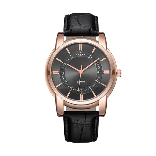 Uhr für Herren Edelstahlarmband Atmosphärische Herrenuhr Business Wear Uhr Casual und Herrenmode Uhr Elegante Herrenuhr Sportband Ansehen Perlmutt (A, One Size) von Generisch