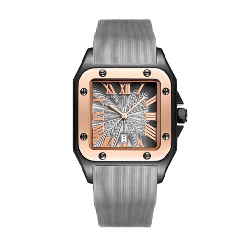 Uhren Herren Atmosphärische Herrenuhr Business Wear Uhr Casual und Herrenmode Uhr Elegante Herrenuhr Junge Armbanduhr Digital (C, One Size) von Generisch