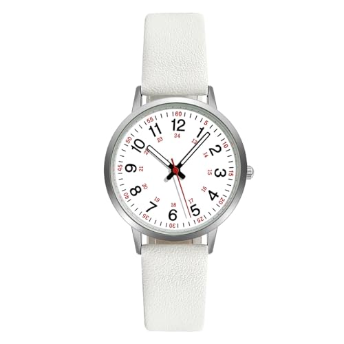 Uhren Herren Modische Damenuhr Wunderschöne und kompakte Damenuhr Lässige und einfache Elegante Damenuhr Damen Armbanduhr Kreative Frauen Uhren (A, One Size) von Generisch