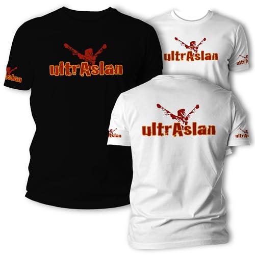 Ultraslan T-Shirt - Cimbom - 1905 T Shirt - Sari Kirmizi - Geschenk für Herren Frauen und Kinder - Kurzarm Tshirt - Ultras - Fußballdress für Erwachsene - Geschenkidee - Trainingstshirt - Hooligan von Generisch