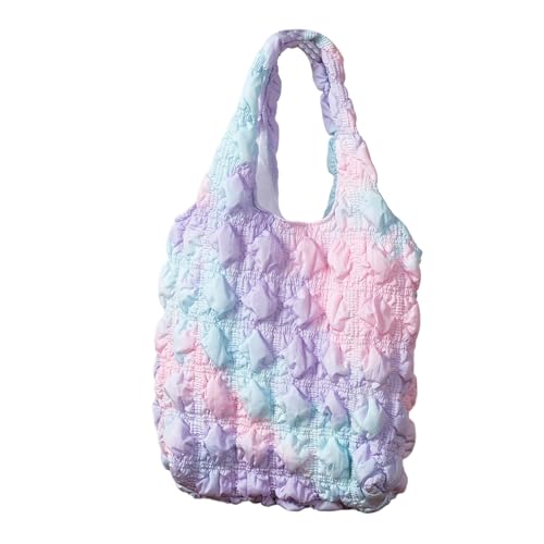 Umhängetasche Damen Schultertaschen Polyester Tote Bag Leichte Tragbare Freizeittasche Multifunktionale Einfachen Handtasche Waschbar Schnelltrocknend Umhängetaschen Robust für Einkaufen Travel Büro von Generisch