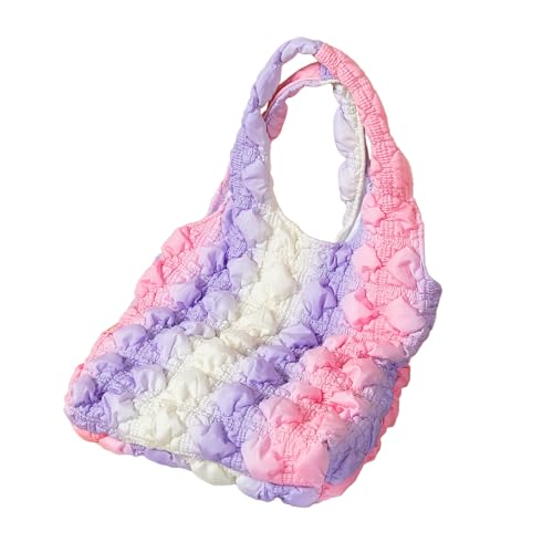 Umhängetasche Damen Schultertaschen Polyester Tote Bag Leichte Tragbare Freizeittasche Multifunktionale Einfachen Handtasche Waschbar Schnelltrocknend Umhängetaschen Robust für Einkaufen Travel Büro von Generisch