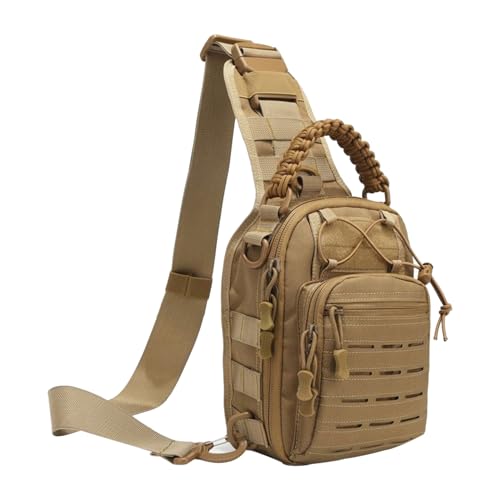 Umhängetasche Für Herren | Brusttasche Camping Handyhalter - Stilvolle Wasserdichte Tasche Für Wandern Outdoor Radfahren Festivals Freizeit Camping von Generisch