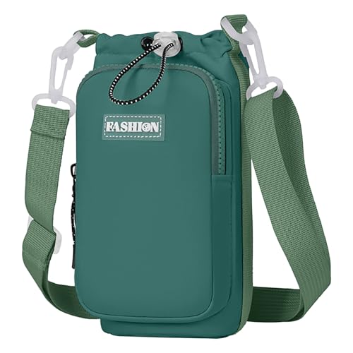 Umhängetasche Grün Schultertaschen Multifunktionale Tote Bag Stylische Shopper Tasche Tragbare Freizeittasche Leichte Umhängetaschen für Outdoor Camping Ausflug Schule Ausgehen Einkaufen von Generisch