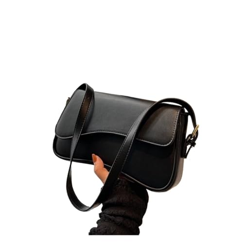 Umhängetasche für Damen, Kettenhandtasche, schwarze Crossbody-Taschen, Unterarmtaschen, gelb, Einheitsgröße von Generisch