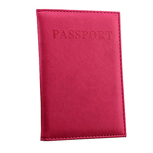 Umhängetasche für Herren, Reisepassschutz, schöne Reise-Hülle, Ausweis-Organizer, Tasche, eine Umhängetasche, hot pink, Einheitsgröße von Generisch