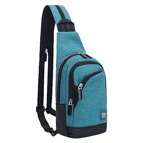 Umhängetasche für Herren und Damen, mit Reißverschluss, Umhängetasche, Radfahren, Sporttasche, Brusttasche, Bergsteigen, Reisen, kleiner Rucksack, Schulterholster, Bu2, Einheitsgröße von Generisch