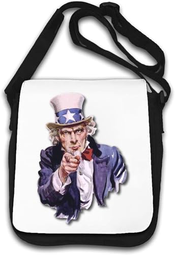 Uncle Sam Umhängetasche weiß von Generisch