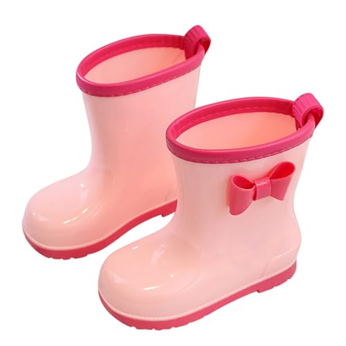 Unisex Kinder Baby Rubber Gummistiefel Wasserdicht Gummistiefel Regen Stiefel Leicht rutschfeste Sohle Rain Boots für alle Jahreszeiten von Generisch