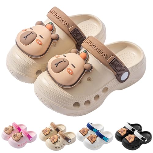 Unisex Kinder Clogs Jungen Mädchen Cartoon Sommer Gartenschuhe Rutschfeste Pantoffeln Eva Classic Leichte Hausschuhe Kleinkinder Strandschuhe Outdoor Bequem Sportsandalen von Generisch