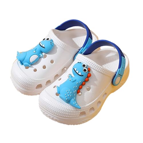 Unisex Kinder Clogs Mädchen Jungen Cartoon Sommer Gartenschuhe Eva rutschfeste Pantoffeln Classic Leichte Hausschuhe Kleinkinder Strandschuhe Outdoor Bequem Sportsandalen Sky Blue 22 von Generisch