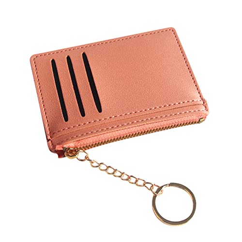 Unisex Kleine Geldbörse Geldbörse Schlüsseletui Leder Reißverschluss Geldbörse Kartenhalter Klar Brieftasche Handyhülle, rose, Einheitsgröße Unisex Kleine Geldbörse Geldbörse Schlüsseletui Leder Reißverschluss Geldbörse Kartenhalter Klar Brieftasche Handyhülle, rose, Einheitsgröße von Generisch