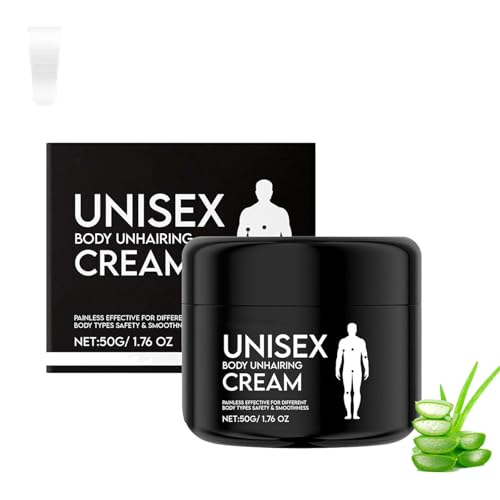 Unisex-Körperhaarentfernungscreme, 2025 Neue Sanfte, Schmerzfreie Enthaarungscreme Für Männer Und Frauen, Rückstandsfreie Formel Für Alle Körperpartien, Schnelle Und Glatte Ergebnisse (1 Stück) von Generisch