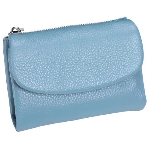 Unisex Pebble Leather Wallet - Exquisite Small Wallet Women, Genuine Pebble Soft Leather Wallets, Multiple Compartments for Coins and Cards von Generisch