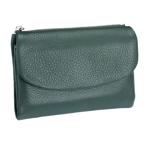 Unisex Pebble Leather Wallet - Exquisite Small Wallet Women, Genuine Pebble Soft Leather Wallets, Multiple Compartments for Coins and Cards von Generisch