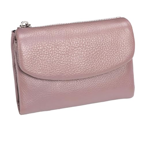 Unisex Pebble Leather Wallet - Exquisite Small Wallet Women, Genuine Pebble Soft Leather Wallets, Multiple Compartments for Coins and Cards von Generisch