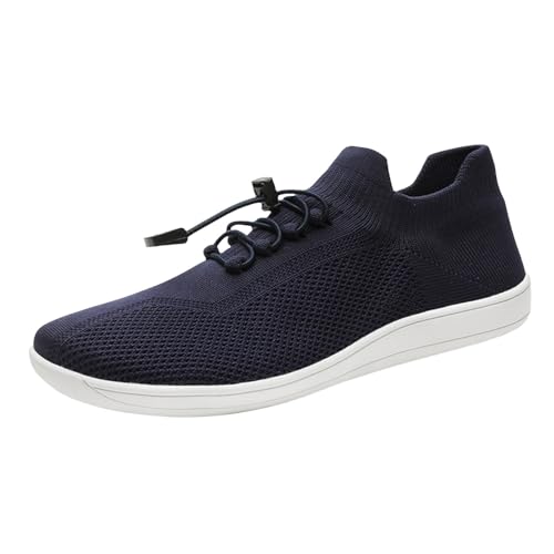 Unisex Sneaker Damen Herren Sportschuhe Bequem Laufschuhe rutschfest Turnschuhe Leicht Walkingschuhe Outdoor Freizeit Fitnessschuhe Atmungsaktive Mesh Wanderschuhe Ohne Schnürsenkel Fußgewölbe von Generisch