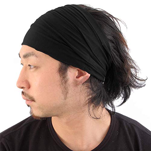 Unisex-Stirnband für Damen und Herren, leicht, bequem, japanisches Bandana, Herren, Stirnband, Spa, funktional, nachhaltig, Make-up-Stirnbänder von Generisch