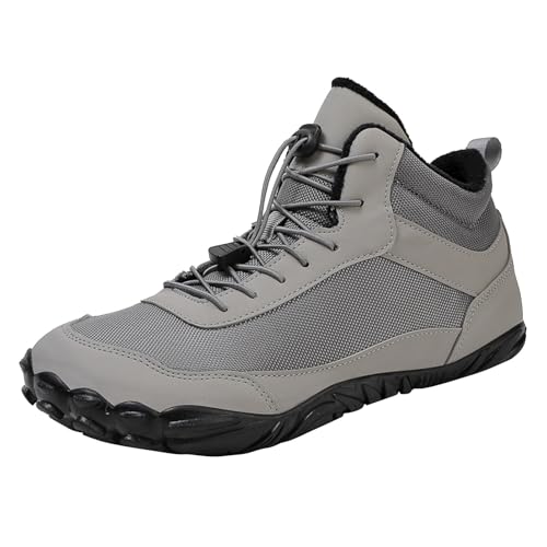 Unisex wasserdichte Wanderstiefel mit Pelz gefüttert Walking-Sneaker Winter Schnürschuhe Trekkingschuhe mit rutschfester Sohle Leichte Outdoor-Sneaker Weiches Innenfutter Gepolstertes Griff-Design Unisex wasserdichte Wanderstiefel mit Pelz gefüttert Walking-Sneaker Winter Schnürschuhe Trekkingschuhe mit rutschfester Sohle Leichte Outdoor-Sneaker Weiches Innenfutter Gepolstertes Griff-Design von Generisch