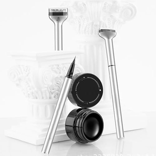 Unterer Wimpernstempel 2 Set, Wasserfester Lazy Lash Stamp Mit Tinte, 2-in-1-Untere Eyeliner Stempel, Wiederverwendbares Wimpernstempel-Tool Für Anfänger (Brown) von Generisch