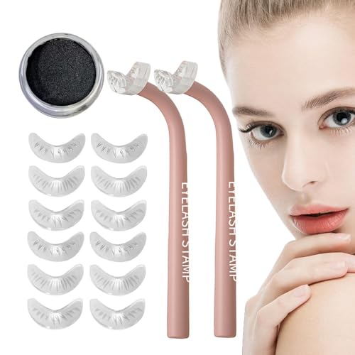 Unterwimpern-Stempel-Werkzeug – Präzisions-Lash-Stempel-Applikator, wischfester Wimpernverstärker-Stempel, perfektes Unterwimpern-Stempelwerkzeug für Makeup-Anwendung und mühelose Augen-Make-up-Looks von Generisch