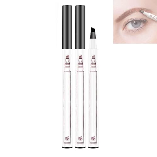 Upgrade 3D Microblading Stift, Wasserfester Microblading Augenbrauenstift, Langanhaltendes Makeup Augenbrauenstift, Feiner Strich Natürliche Lückenfüllende Augenbraue (04#) von Generisch