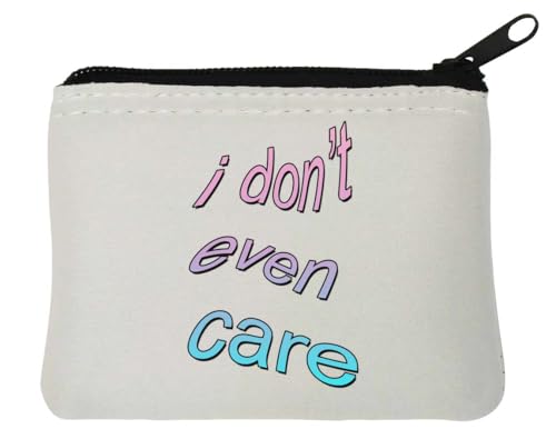 Vaporwave Aesthetic I Don't Even Care Neopren-Geldbörse, 12 x 9 cm, Weiß Vaporwave Aesthetic I Don't Even Care Neopren-Geldbörse, 12 x 9 cm, Weiß von Generisch