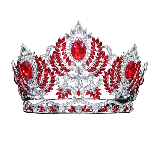 Verstellbare Kristall-Tiaras für Damen, Kronen für Hochzeit, Festzug, Abschlussball, Haarband von Generisch