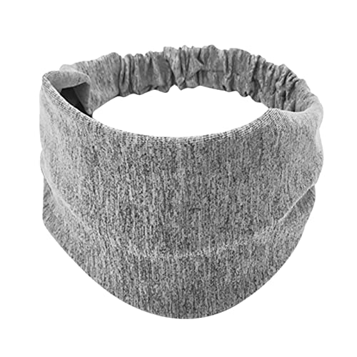 Verstellbares Stirnband für Herren, Turban-Kopfband, breites elastisches Stirnband, Sport, Yoga, weich, dehnbar, praktisch, leichtes Accessoire von Generisch