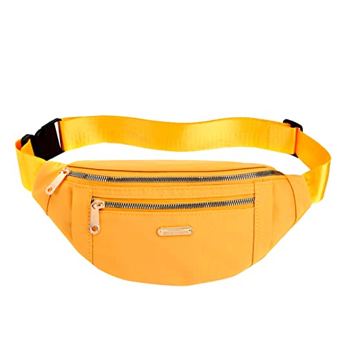 Vielseitige Kuriertasche, lässige Stoff-Umhängetasche, mehrschichtig, für Handy, Hüfttasche, Stoff, Kuriertasche für Herren, gelb, One size Vielseitige Kuriertasche, lässige Stoff-Umhängetasche, mehrschichtig, für Handy, Hüfttasche, Stoff, Kuriertasche für Herren, gelb, One size von Generisch