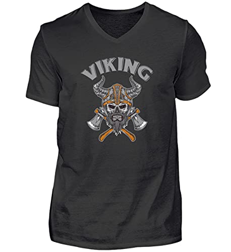 Viking - Der Wikinger - Herren V-Neck Shirt -XXL-Schwarz von Generisch