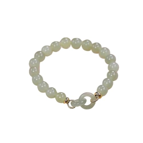 Vintage-Armband aus Jade-Imitat, Schnalle, Armband, elastisches Seil-Armband, Herz, baumelnde Ohrringe für Frauen, Einheitsgröße, Glas, Kein Edelstein Vintage-Armband aus Jade-Imitat, Schnalle, Armband, elastisches Seil-Armband, Herz, baumelnde Ohrringe für Frauen, Einheitsgröße, Glas, Kein Edelstein von Generisch