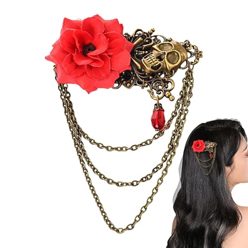 Vintage-Haarspangen – Vintage-Steampunk-Brosche für Damen, multifunktionale Vintage-Steampunk-Haarspange für den täglichen Gebrauch, Ausgehen und Verabredungen von Generisch