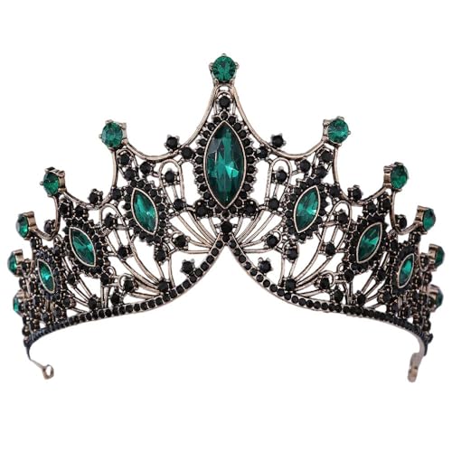 Vintage Queen Brautkrone Kristall Tiara für Frauen Party Hochzeit Haarschmuck Haarband von Generisch