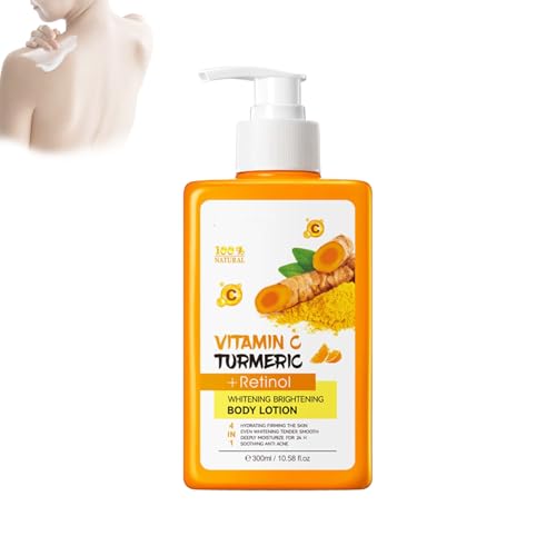 Vitamin C And Turmeric Body Lotion, Aufhellende Körperlotion, Hautmilch, Bodylotion Herren and Damen, Vitamin C Aufhellende Körperfeuchtigkeitscreme, Kurkuma Körperlotion 300ml Vitamin C And Turmeric Body Lotion, Aufhellende Körperlotion, Hautmilch, Bodylotion Herren and Damen, Vitamin C Aufhellende Körperfeuchtigkeitscreme, Kurkuma Körperlotion 300ml von Generisch