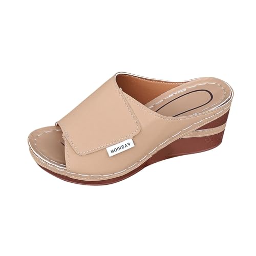 Vivastep Sandalen Damen, Sommer Ergonomische rutschfeste Orthopädische Sandaletten zur Schmerzlinderung Slip in Pantoletten Platform Bequem Keilsandalen Hausschuhe Sommerschuhe, 36-43 EU Vivastep Sandalen Damen, Sommer Ergonomische rutschfeste Orthopädische Sandaletten zur Schmerzlinderung Slip in Pantoletten Platform Bequem Keilsandalen Hausschuhe Sommerschuhe, 36-43 EU von Generisch