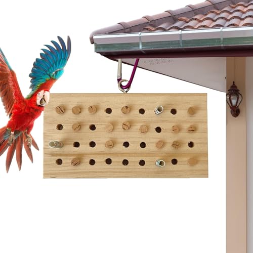 Vogelfutterspielzeug - Black Phoenix kleine mahlen Kauenspielzeug | Trainingsrätsel Hanging Keyboard Papageienkaublöcke | Massives Holzspielzeug für Unterhaltung, Training von Vogelfutterspielzeug - Black Phoenix kleine mahlen Kauenspielzeug | Trainingsrätsel Hanging Keyboard Papageienkaublöcke | Massives Holzspielzeug für Unterhaltung, Training von von Generisch