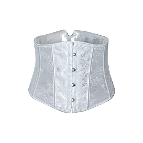 Waist Trainer Damen Große Größen Schwarz Sexy Unterbrust Corsage Underbust Corset Reizwäsche Brustfrei Party Elegant Dessous Korsett Oberteil Mit Push Up Stark Formend Bauchweg Bauchweggürtel Korsage von Generisch