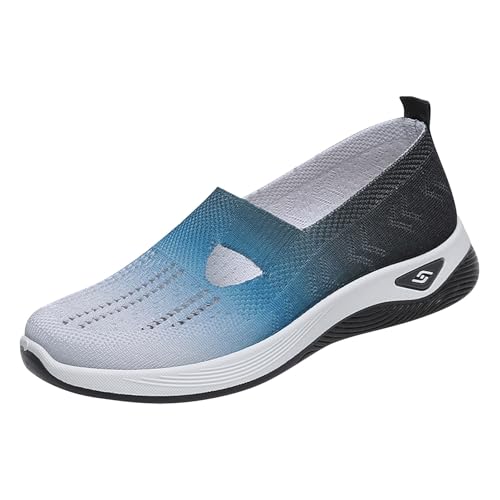 Walkingschuhe Damen Leichte Schuhe Sommer Mesh Sneaker Atmungsaktives Freizeitschuhe Stoffschuhe Bequeme Orthopädische Sportschuhe Diabetiker-Wanderschuhe Slip On Turnschuhe in sommerlichen Farben Walkingschuhe Damen Leichte Schuhe Sommer Mesh Sneaker Atmungsaktives Freizeitschuhe Stoffschuhe Bequeme Orthopädische Sportschuhe Diabetiker-Wanderschuhe Slip On Turnschuhe in sommerlichen Farben von Generisch
