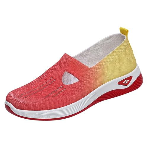 Walkingschuhe Damen Leichte Schuhe Sommer Mesh Sneaker Atmungsaktives Freizeitschuhe Stoffschuhe Bequeme Orthopädische Sportschuhe Diabetiker-Wanderschuhe Slip On Turnschuhe in sommerlichen Farben Walkingschuhe Damen Leichte Schuhe Sommer Mesh Sneaker Atmungsaktives Freizeitschuhe Stoffschuhe Bequeme Orthopädische Sportschuhe Diabetiker-Wanderschuhe Slip On Turnschuhe in sommerlichen Farben von Generisch