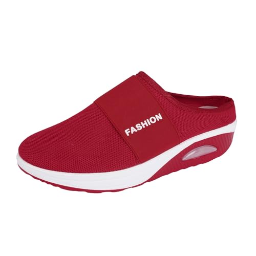 Walkingschuhe Damen Slip On OrthopäDische Schuhe Air Cushion Hausschuhe Mesh Clogs Anti-Rutsch Gartenschuhe Luftig Pantoffeln Sommer Atmungsaktive Sandals Freizeitschuhe Slipper Schlupfschuhe Walkingschuhe Damen Slip On OrthopäDische Schuhe Air Cushion Hausschuhe Mesh Clogs Anti-Rutsch Gartenschuhe Luftig Pantoffeln Sommer Atmungsaktive Sandals Freizeitschuhe Slipper Schlupfschuhe von Generisch