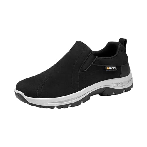 Walkingschuhe Herren Atmungsaktiv 46 Sneaker Weich Slip-On Laufschuhe Leicht Sportschuhe rutschfest Wanderschuhe Solid Color Turnschuhe Trend Freizeitschuhe Atmungsaktiv Joggingschuhe Trekkingschuhe Walkingschuhe Herren Atmungsaktiv 46 Sneaker Weich Slip-On Laufschuhe Leicht Sportschuhe rutschfest Wanderschuhe Solid Color Turnschuhe Trend Freizeitschuhe Atmungsaktiv Joggingschuhe Trekkingschuhe von Generisch