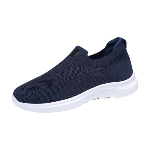 Walkingschuhe Herren Leicht, Sportschuhe Herren Slip On Sneaker Mesh Atmungsaktiv Laufschuhe Outdoor Jogging Freizeitschuhe Ohne Schnürsenkel Turnschuhe Bequeme Schlupfschuhe Gesundheitsschuhe von Generisch