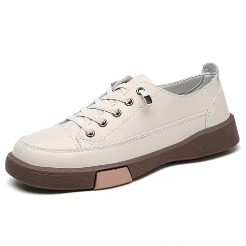 Wanderschuhe Damen Flache Sohle Sportschuhe Patchwork Freizeitschuhe mit rutschfest Gummisohle Atmungsaktive Lässig Skateboard Sneaker Leichtgewichts Dämpfung Schnürhalbschuhe Wanderschuhe Damen Flache Sohle Sportschuhe Patchwork Freizeitschuhe mit rutschfest Gummisohle Atmungsaktive Lässig Skateboard Sneaker Leichtgewichts Dämpfung Schnürhalbschuhe von Generisch