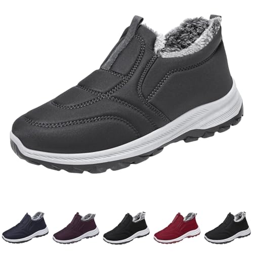 Wanderschuhe Damen Winter Fleece Gefüttert Stiefel Bequem Orthopädische Sportschuhe Freizeit Wasserdicht rutschfest Gummistiefel Mode Plateau Breite Füße Arch Support Stiefeletten Wanderschuhe Damen Winter Fleece Gefüttert Stiefel Bequem Orthopädische Sportschuhe Freizeit Wasserdicht rutschfest Gummistiefel Mode Plateau Breite Füße Arch Support Stiefeletten von Generisch